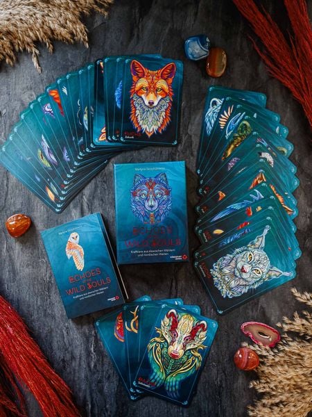 Produktbild: Echoes of the Wild Souls - Krafttiere aus den slawischen W&auml;ldern und nordischen Weiten (Orakelkarten - Krafttierkarten)