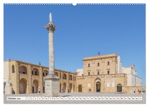 Produktbild: Apulien - Traumregion am Stiefelabsatz Italiens (Wandkalender 2026 DIN A2 quer), CALVENDO Monatskalender