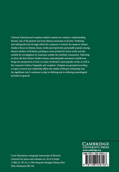 Produktbild: Mozart Studies 2