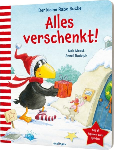 Der kleine Rabe Socke: Alles verschenkt! Mit Spielfiguren, Gebundene Ausgabe von Nele Moost, Esslinger in der Thienemann-Esslinger Verlag GmbH,