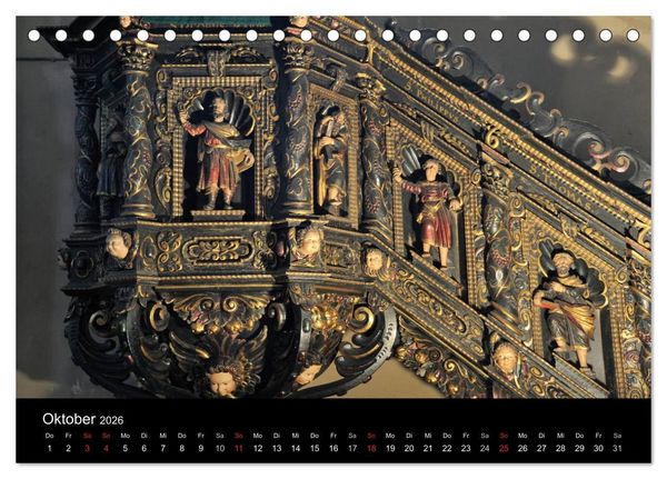Produktbild: Orte des Glaubens (Tischkalender 2026 DIN A5 quer), CALVENDO Monatskalender