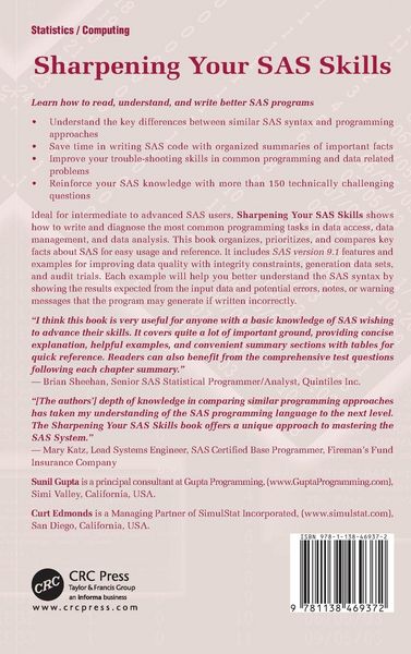 Produktbild: Sharpening Your SAS Skills