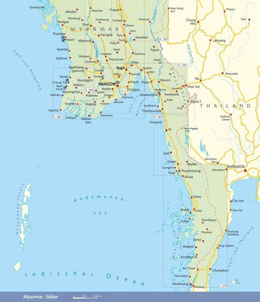 Produktbild: TRESCHER Reiseführer Myanmar