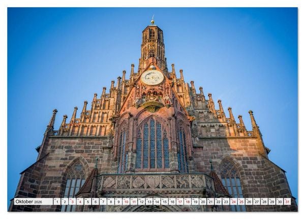 Produktbild: N&uuml;rnberg - Am Tag und in der Nacht (Wandkalender 2026 DIN A4 quer), CALVENDO Monatskalender