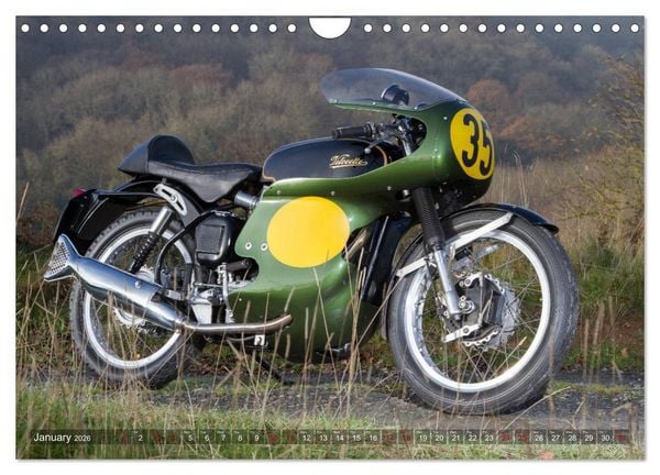 Produktbild: Classic Motorcycles (Wall Calendar 2026 DIN A4 landscape), CALVENDO 12 Month Wall Calendar