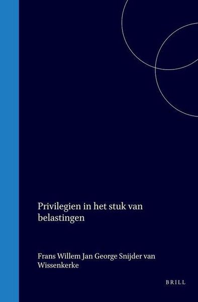 Produktbild: Privilegien in Het Stuk Van Belastingen