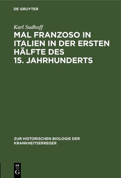 Produktbild: Mal Franzoso in Italien in der ersten H&auml;lfte des 15. Jahrhunderts