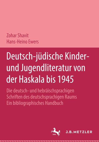 Produktbild: Deutsch-j&uuml;dische Kinder- und Jugendliteratur von der Haskala bis 1945