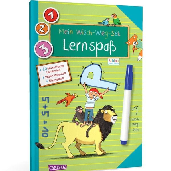 Produktbild: Schlau für die Schule: Mein Wisch-Weg-Set: Lernspaß