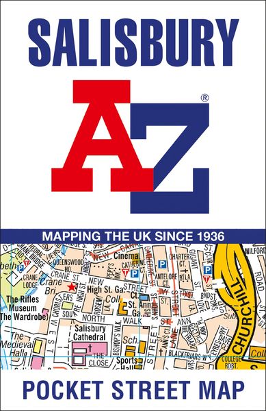 Produktbild: Salisbury A-Z Pocket Street Map