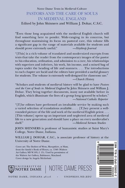 Produktbild: Pastors and the Care of Souls in Medieval England