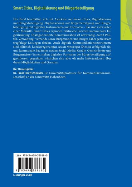 Produktbild: Smart Cities, Digitalisierung und B&uuml;rgerbeteiligung