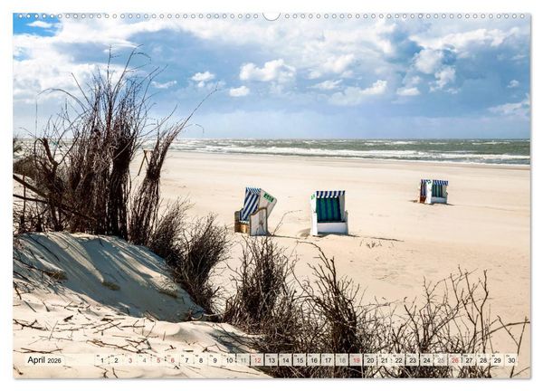 Produktbild: NORDERNEY Bezaubernde Nordseeinsel (hochwertiger Premium Wandkalender 2026 DIN A2 quer), Kunstdruck in Hochglanz