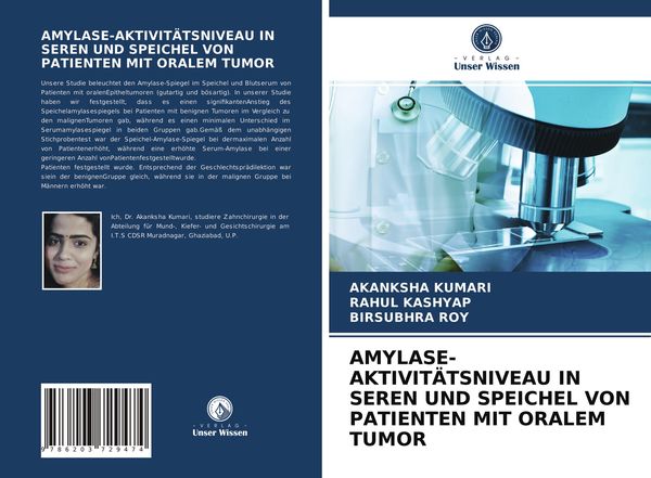Produktbild: Amylase-Aktivit&auml;tsniveau in Seren und Speichel von Patienten mit Oralem Tumor