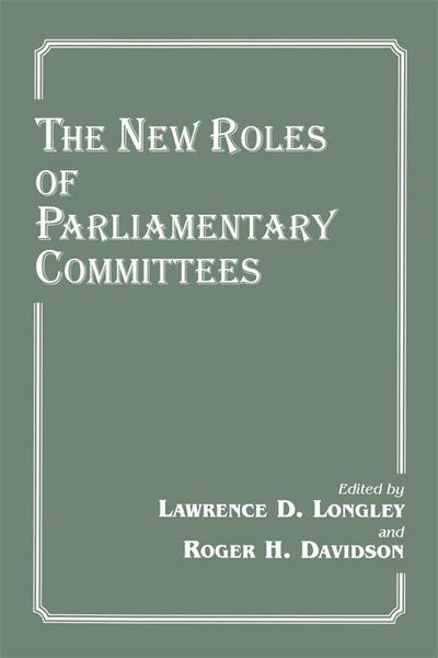 Produktbild: The New Roles of Parliamentary Committees