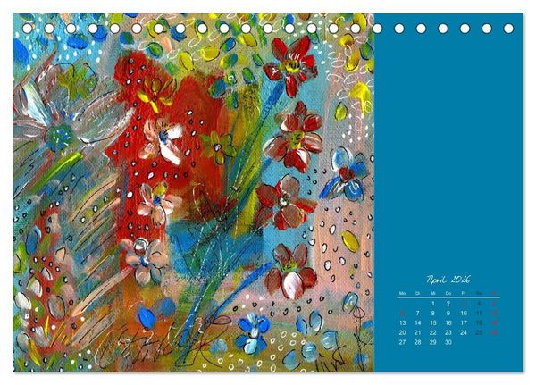 Produktbild: Blumenduft (Tischkalender 2026 DIN A5 quer), CALVENDO Monatskalender