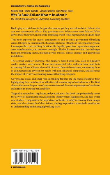 Produktbild: Why Do Banks Fail and What to Do About It