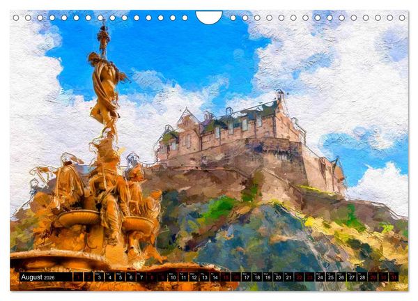 Produktbild: Castles of Scotland (Wall Calendar 2026 DIN A4 landscape), CALVENDO 12 Month Wall Calendar