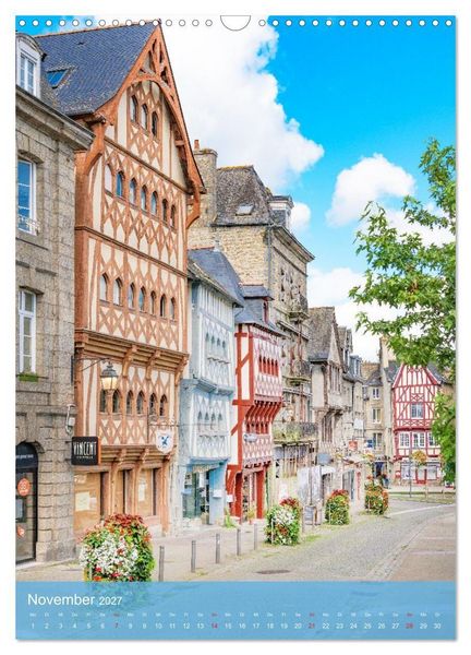 Produktbild: Bonjour Bretagne (Wandkalender 2027 DIN A3 hoch), CALVENDO Monatskalender