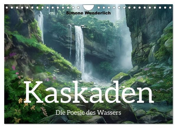 Produktbild: Kaskaden - Die Poesie des Wassers (Wandkalender 2026 DIN A4 quer), CALVENDO Monatskalender