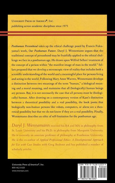 Produktbild: Posthuman Personhood