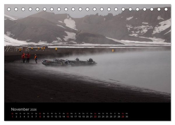 Produktbild: Antarktische Impressionen (Tischkalender 2026 DIN A5 quer), CALVENDO Monatskalender