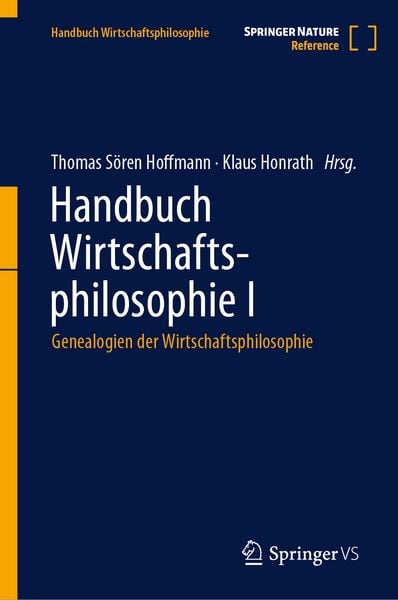 Produktbild: Handbuch Wirtschaftsphilosophie I