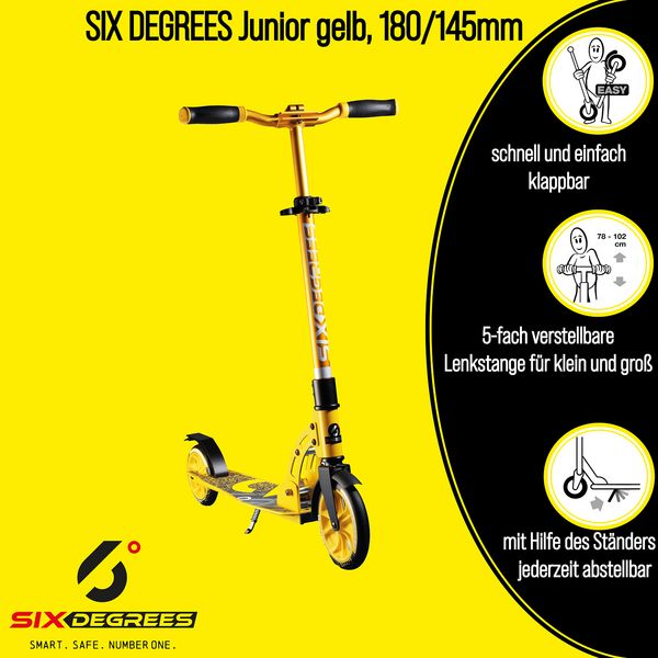 Produktbild: SIX DEGREES Alu Scooter Junior 180/145