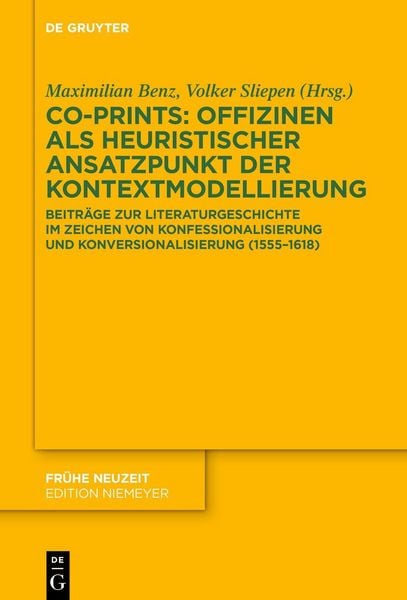 Produktbild: Co-Prints: Offizinen als heuristischer Ansatzpunkt der Kontextmodellierung