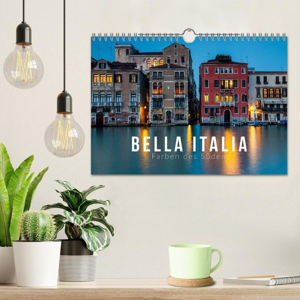 Produktbild: Bella Italia. Farben des S&uuml;dens (Wandkalender 2026 DIN A4 quer), CALVENDO Monatskalender