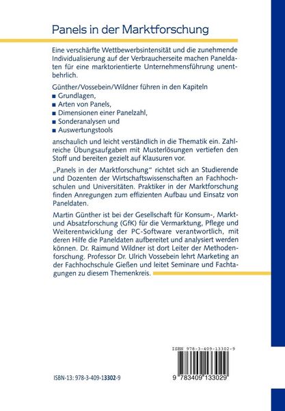 Produktbild: Panels in der Marktforschung