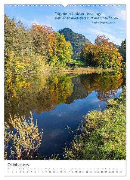 Produktbild: Christliche Natur-Poster (Wandkalender 2027 DIN A2 hoch), CALVENDO Monatskalender