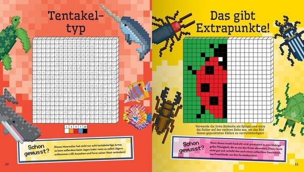 Produktbild: Pixelmalbuch Tiere