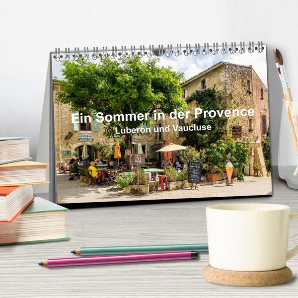 Produktbild: Ein Sommer in der Provence: Luberon und Vaucluse (Tischkalender 2026 DIN A5 quer), CALVENDO Monatskalender