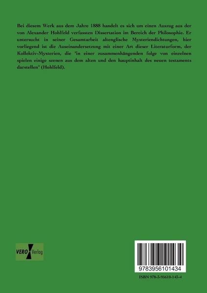 Produktbild: Die altenglischen Kollektiv-Mysterien
