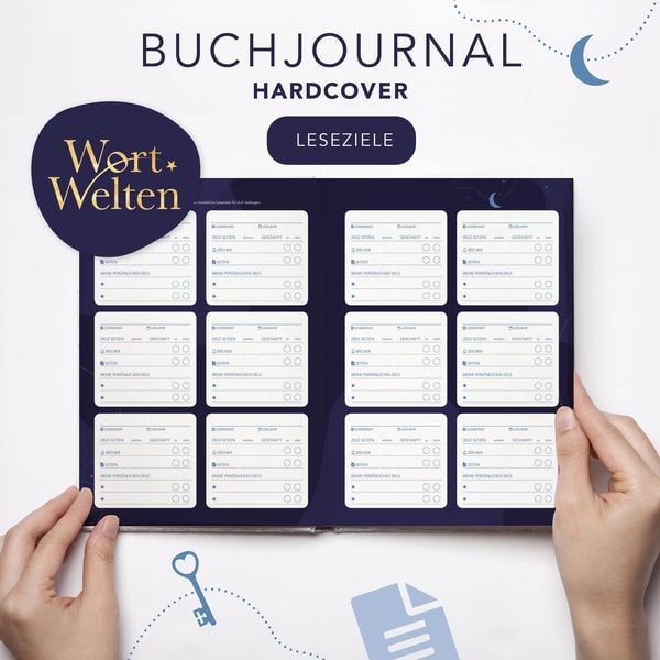 Produktbild: Buchjournal XXL für Buchliebhaber | 100 Bücher tracken und bewerten | Das Buch T