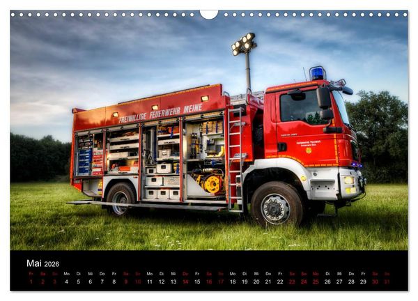 Produktbild: Feuerwehr und Rettungsdienst (Wandkalender 2026 DIN A3 quer), CALVENDO Monatskalender