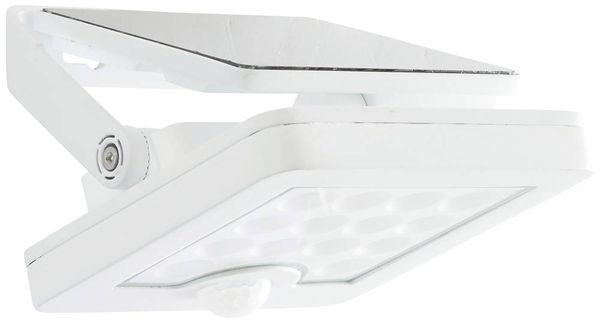 Produktbild: Brilliant Luton G40420/05 Solar-Au&szlig;enwandleuchte mit Bewegungsmelder LED 4W Wei&szlig;