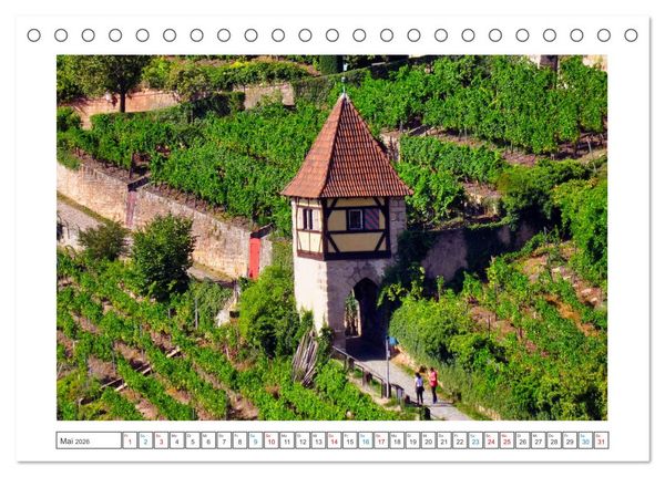 Produktbild: Stimmungsvolles Esslingen (Tischkalender 2026 DIN A5 quer), CALVENDO Monatskalender
