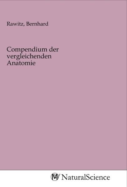 Produktbild: Compendium der vergleichenden Anatomie