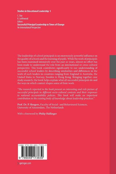 Produktbild: Successful Principal Leadership in Times of Change