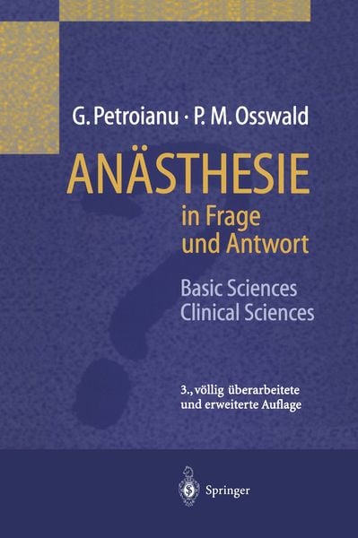 Produktbild: An&auml;sthesie in Frage und Antwort
