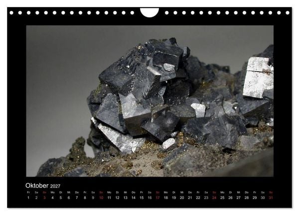 Produktbild: Mineralien aus dem Sauerland (Wandkalender 2027 DIN A4 quer), CALVENDO Monatskalender