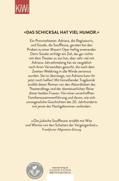 Produktbild: Die j&uuml;dische Souffleuse