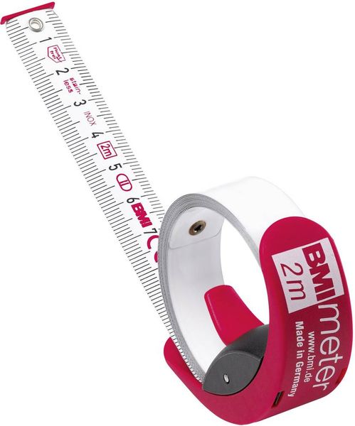 BMI eter 429241011 Maßband 2m Edelstahl
