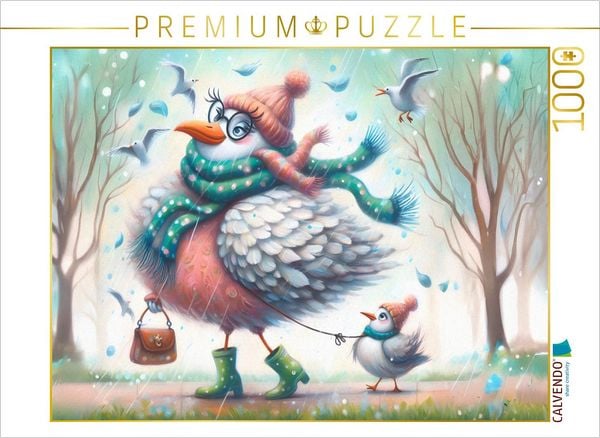 CALVENDO Puzzle Im März im Stadtpark | 1000 Teile Lege-Größe 64x48cm Foto-Puzzle für glückliche Stunden