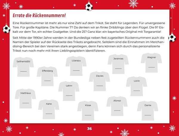 Produktbild: Der inoffizielle Adventskalender f&uuml;r Fans des FC Bayern M&uuml;nchen