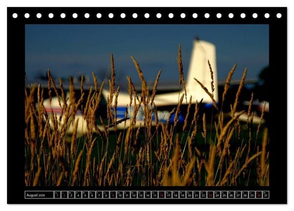 Produktbild: Farbe rund ums Flugzeug! (Tischkalender 2026 DIN A5 quer), CALVENDO Monatskalender