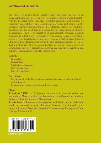 Produktbild: Narrative and Innovation