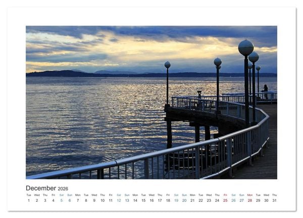 Produktbild: Seattle (Wall Calendar 2026 DIN A3 landscape), CALVENDO 12 Month Wall Calendar